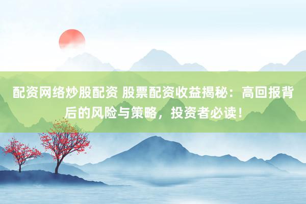 配资网络炒股配资 股票配资收益揭秘：高回报背后的风险与策略，投资者必读！