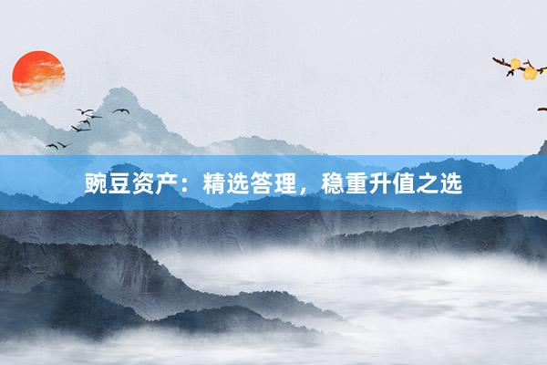 豌豆资产：精选答理，稳重升值之选