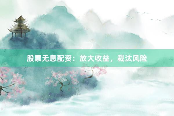 股票无息配资：放大收益，裁汰风险